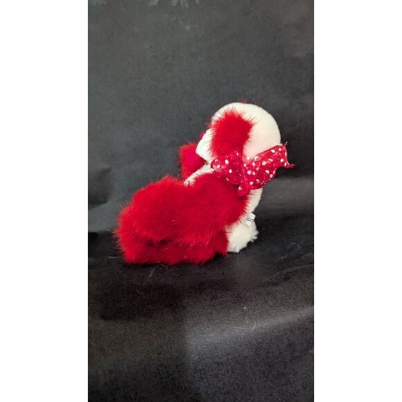 Babcock Bears Rainy red white 8" handmade 2017 German glass eyes Jointed plush - Picture 4 of 12